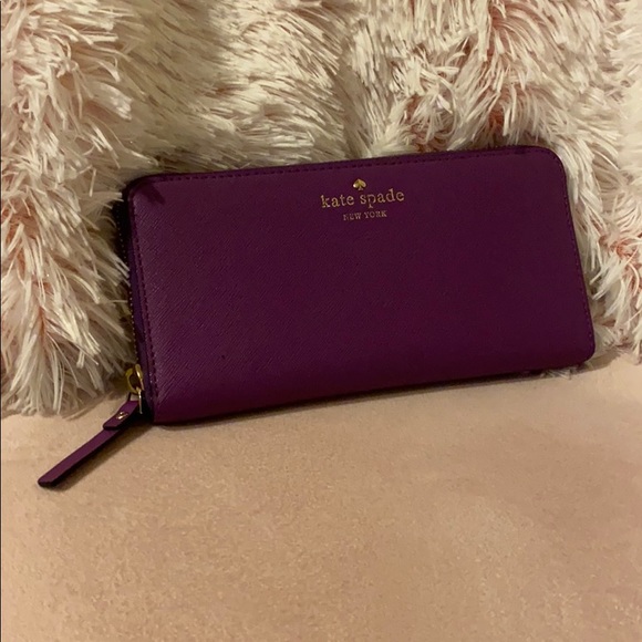 Kate Spade Purple Wallet - Picture 1 of 3